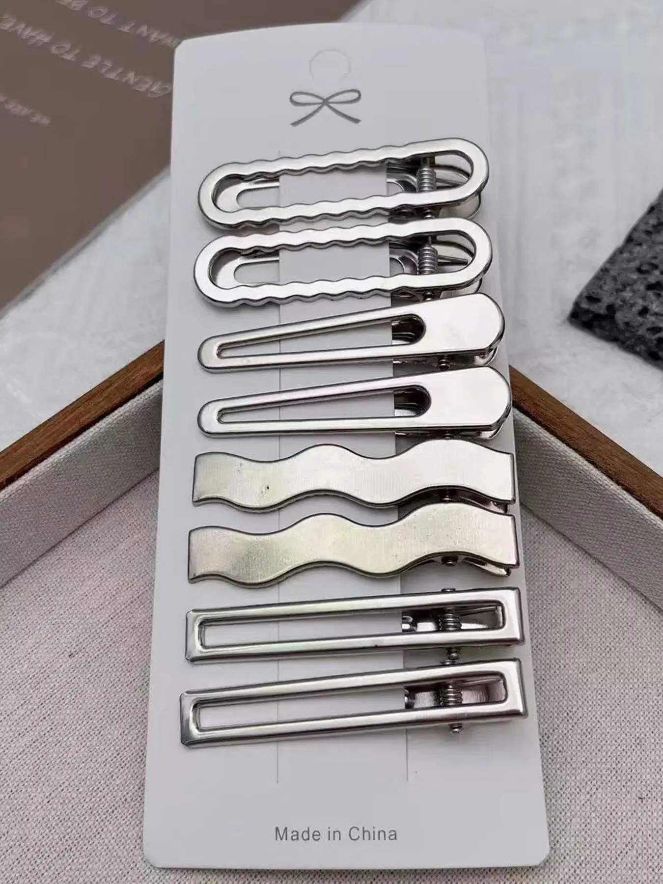 Simple elegance hair pins WomenX Rhinestone U Shaped Hair Pins Bridal... From  main image 2