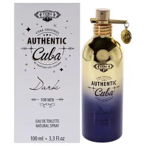 Cuba Authentic Dark Men's Eau de Toilette Spray, 3.3 oz Fragrance for Men (Beauty & Personal Care)
