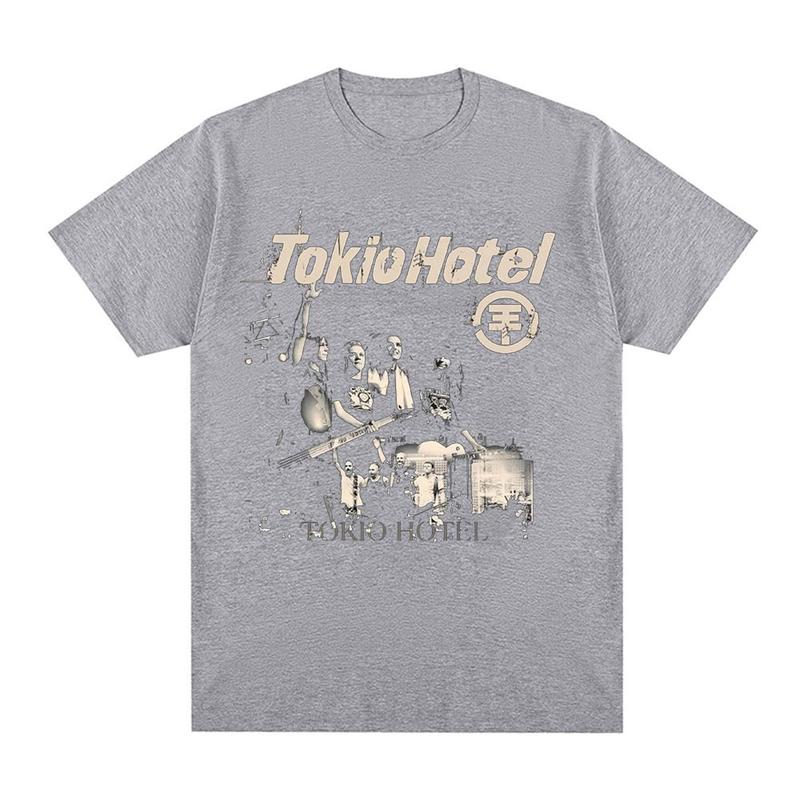 [Sale Up To 40%] Tokio Hotel Beyond The World 2023 Tour T-shirt, men, casual Hip Hop Punk style