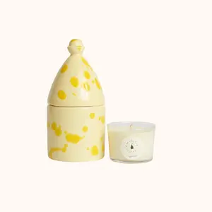 Trullo Candle Holder with Refillable Candle