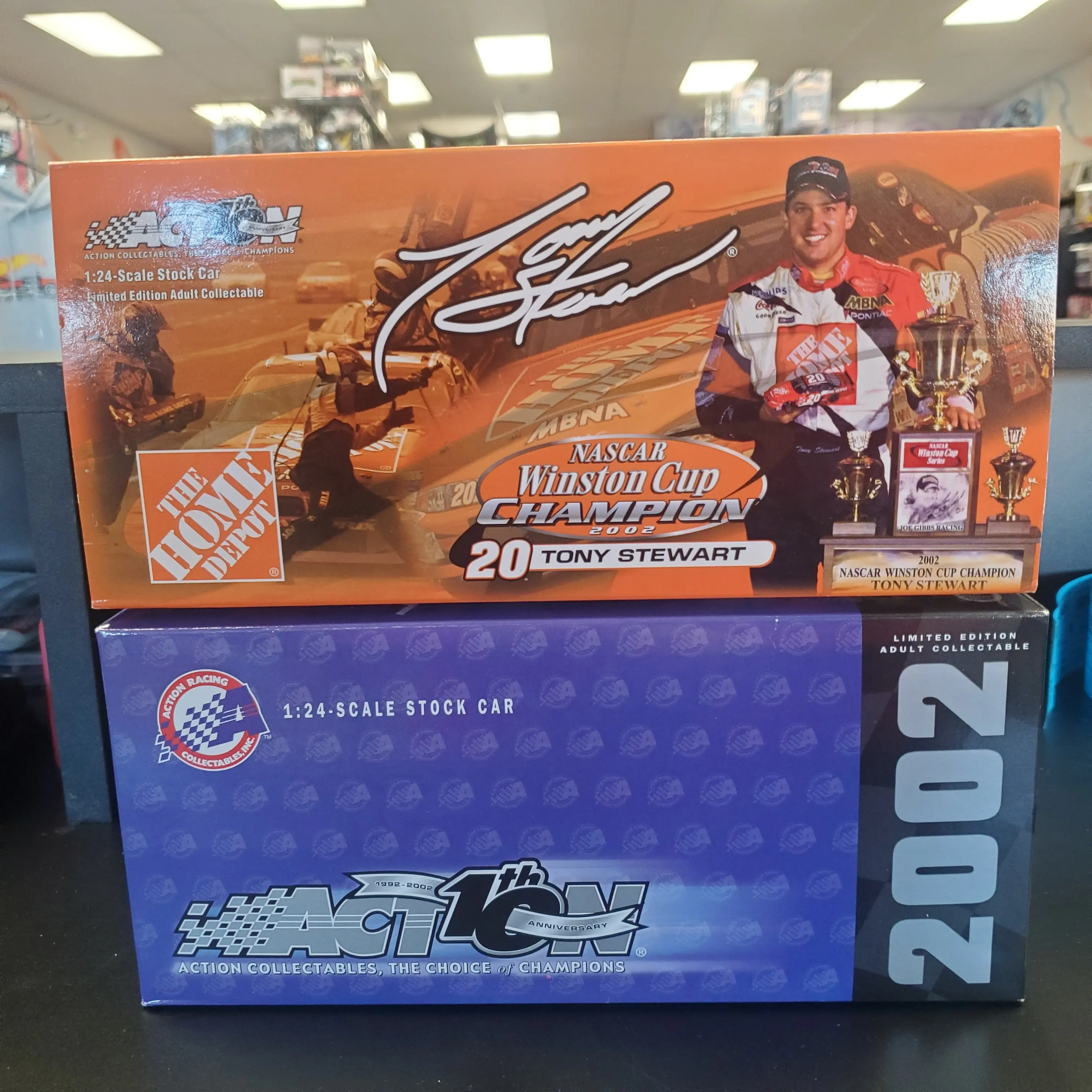 Action Racing Collectables 2002 Grand Prix Tony Stewart #20 Home Depot ...