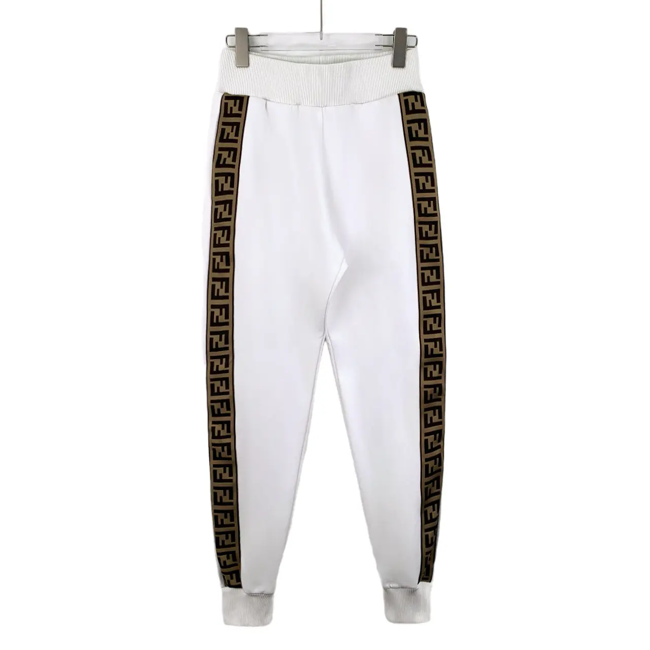 RDLT— Fendi White Logo Jogger Pants Size 40