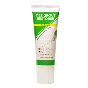 Tile Grout Repair XL - White Grout Filler Tube for Bathroom & Kitchen -  Drying, Odorless, Easy to Apply - Restores Tile Gaps, Cracks, Lines & Joints- (Bigger: 14,12oz - 400g)