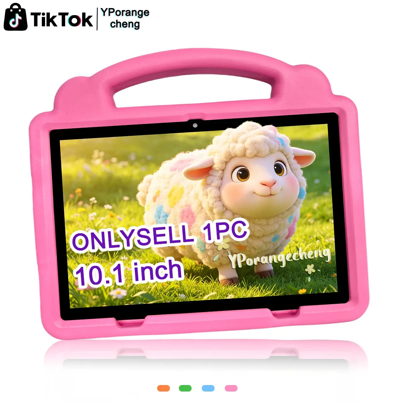 Summer Vibes Kid Tablet 10.1-inch children's tablet | high-definition screen+dual cameras | IWAWA education system and multiple learning apps | integrated learning and entertainment | gifts that children want (| without plug), parents can rest assured