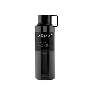 Armaf Odyssey Homme Body Spray 6.8 oz for Men | Oriental Fragrance | Mandarin Cardamom Sandalwood Vanilla