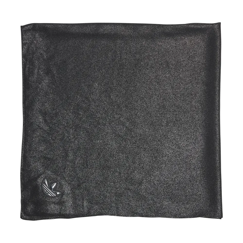 adidas Womens Always Original Trefoil Metallic Scarf  - Black