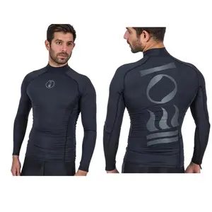 Fourth Element Men's Long Sleeve Rash Guard Surfing Suit Uv Sun Protection Diving Suits Quick Dry Skins Swimming Tight Shirt