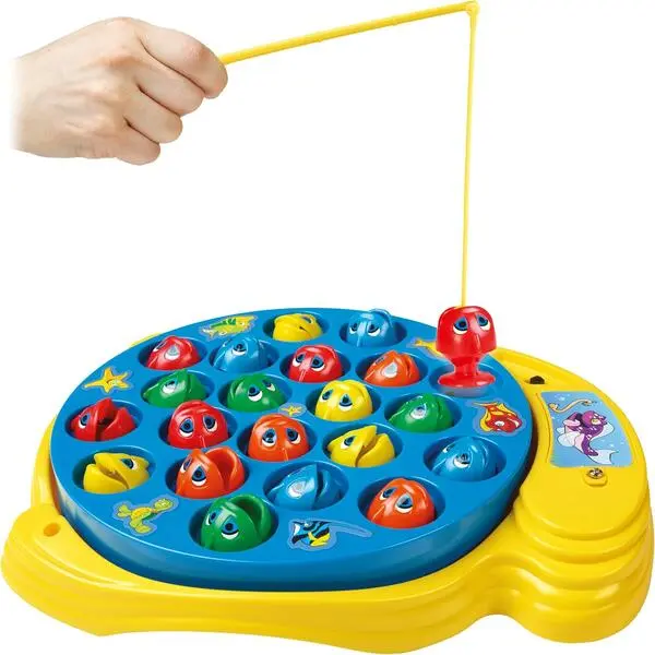 Let's Go Fishin' Game , Original Fast-Action Fishing Board Game for Kids and Families, 1–4 Players