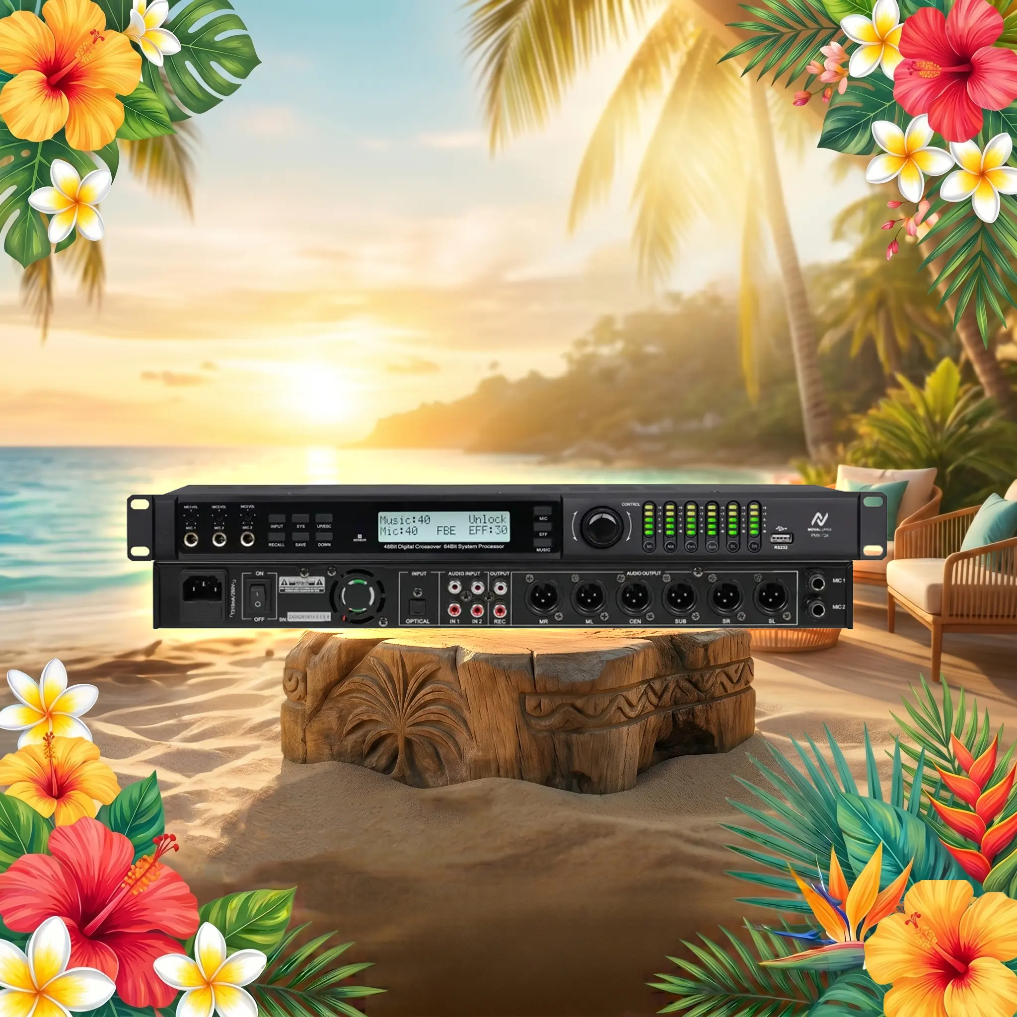 PMX-124 Digital Karaoke Processor - Mixer | NovaLumix | Must Have