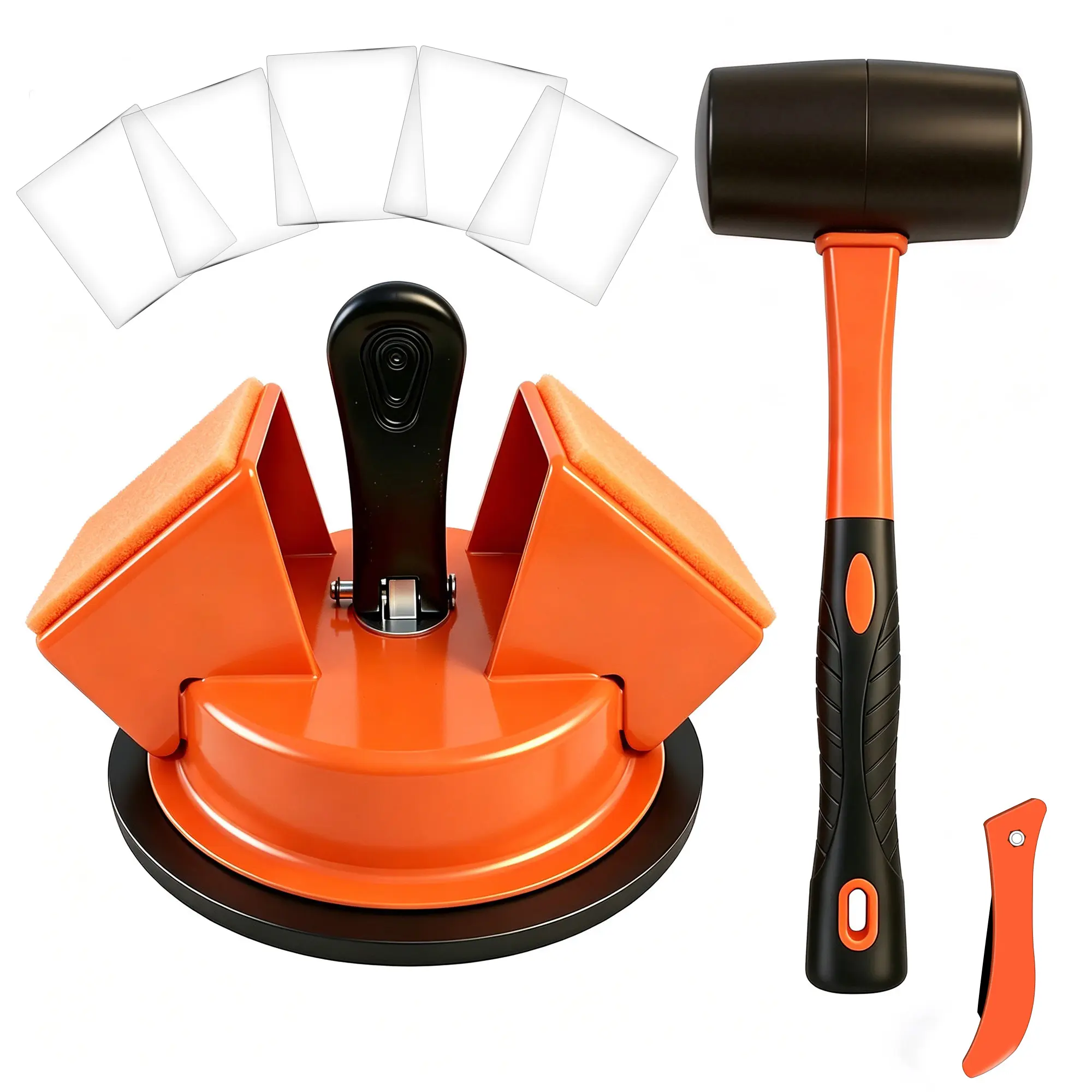 Floor Gap Fixer Tool Kit - Dual 45° Strike Surface for Laminate Vinyl LVP Flooring Repair sohochic