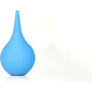 60 ml hand bulb ear syringe, soft reusable rubber suction squeeze bulb for ear cleaning and washing, suitable for children, adults, babies, and pets