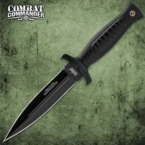 Commander Black Boot Knife and Shoulder Sheath Commander Black Boot Knife and Shoulder Sheath