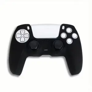 PS5 Black Silicone Controller Cover Case for Gaming Consoles