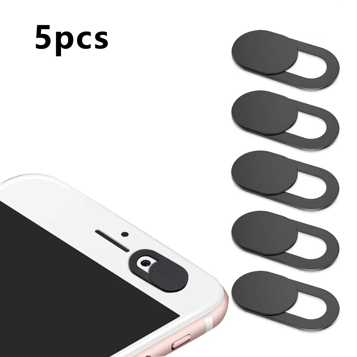 5pcs Webcam Cover Sliders, Ultra-Thin Design, Easy to Apply, Lightweight Privacy Protection for All Devices, Essential Tech Accessory