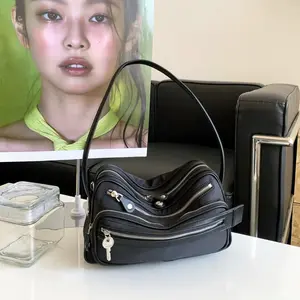 Siena Classic Premium Italian Leather Bag with Front Pocket Large Central Compartment & Rear Pocket 100% Genuine Italian Leather Made in Italy Cowhide Purses Crossbody Clutch Purse