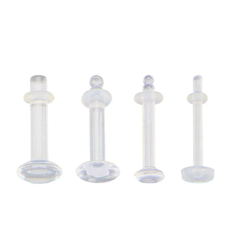 Clear Labret - Flatback Retainer