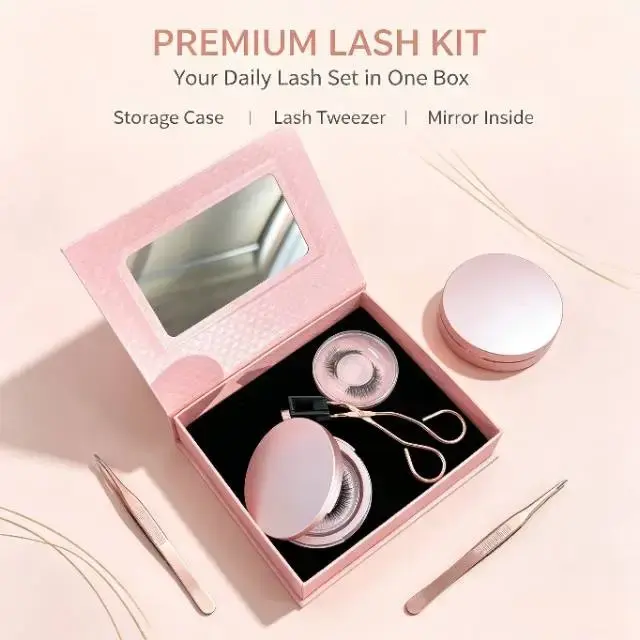 Alipearl Quantum Magnetic Lash Kit  Natural Volume No Glue Needed Easy Apply Reusable Lashes