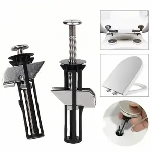 Universal Toilet Seat Bolt Kit – Quick Release, Easy to Install, Toilet Seat Replacement Hardware for Secure Toilet Lid Fixing