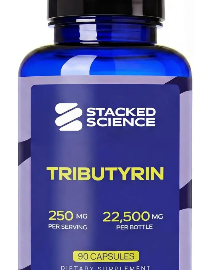 Tributyrin 250 mg Capsule Supplement for Daily Use - Supplement for Adults (90 Capsules, 90 Servings)