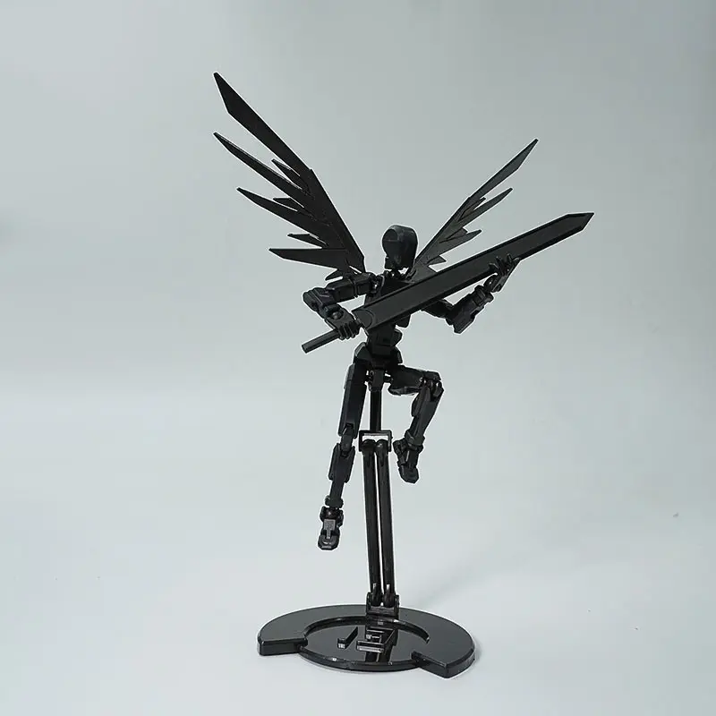 T13 Action Figure Figurine, Titan 13 Robot Toy, Articulated Figurines, Multi-Jointed Poseable Model, 3D Printed Robot Character, Figurine Collectibles, Collectible Desktop Decoration, Collectible Item, Futuristic Figurine