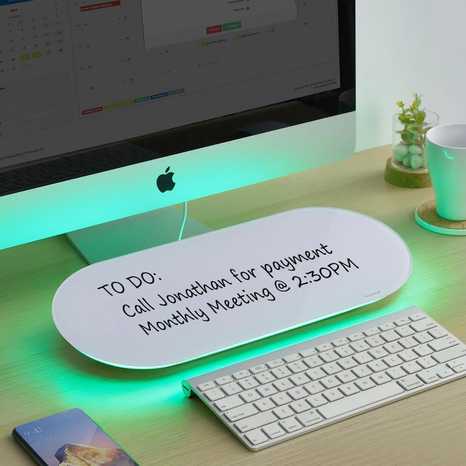 Green Light (White Glass)