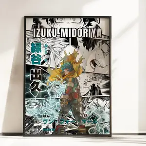 Izuku Midoriya Poster My Hero Academia Deku One For All Art Print All Sizes