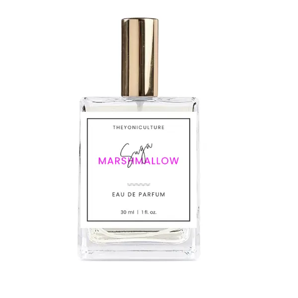 Suga Marshmallow Sugar parfum EDP spray clean fresh fruity scent profile 1oz/30ml Top Notes: Freshly made marshmallows.  Middle Notes: Sweet and sugary notes Bottom Notes: Vanilla