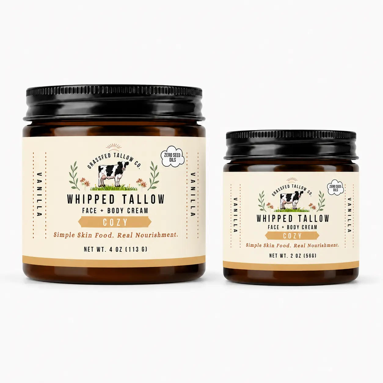 Cozy (Vanilla) Whipped Tallow Cream