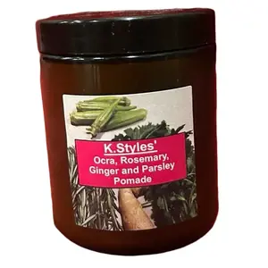 KStyles Hair Growth Pomade - Ocra, Rosemary, Ginger & Parsley for Haircare and Comfort