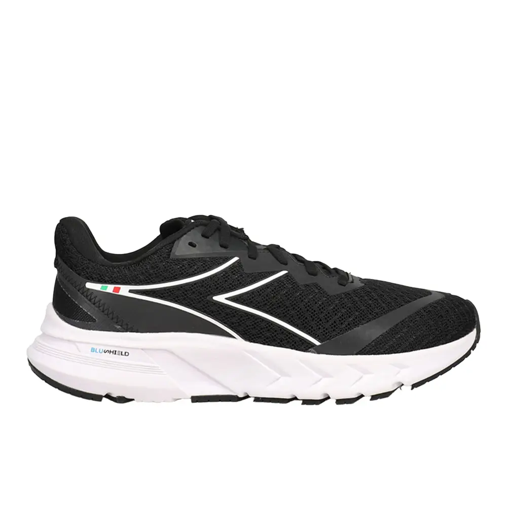 diadora Womens Mythos Blushield Volo 2 Glam Running Sneakers Shoes - Black