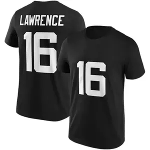 Trevor Lawrence #16 Football T-Shirt Cotton Jersey Jacksonville