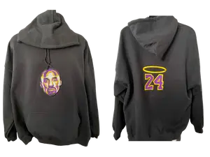 Legend 24 Portrait Sweatshirt | Custom Embroidered Kobe Tribute
