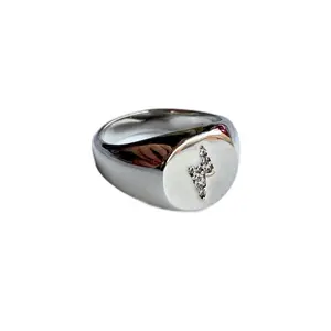 Bolt Signet Pinky Ring