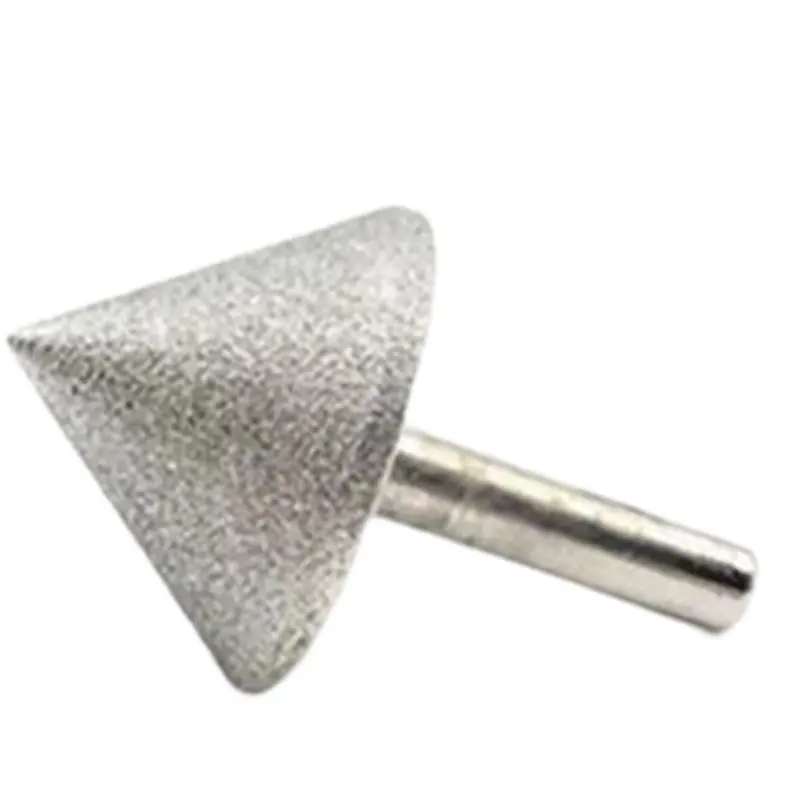 Diamond Grinding Head 20-60mm Cone Chamfering Abrasive Tools 90 Degree Wear Resistant Drill Bits Head 50mm