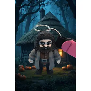 3D printed hagrid keychain