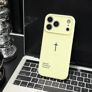 Matte Cross Phone Case - Premium Color Palette for iPhone 17 Pro Max, 16 Pro Max, 15 Pro, 14, 13 Series - Ultra Thin, Shockproof, Lightweight and Durable.