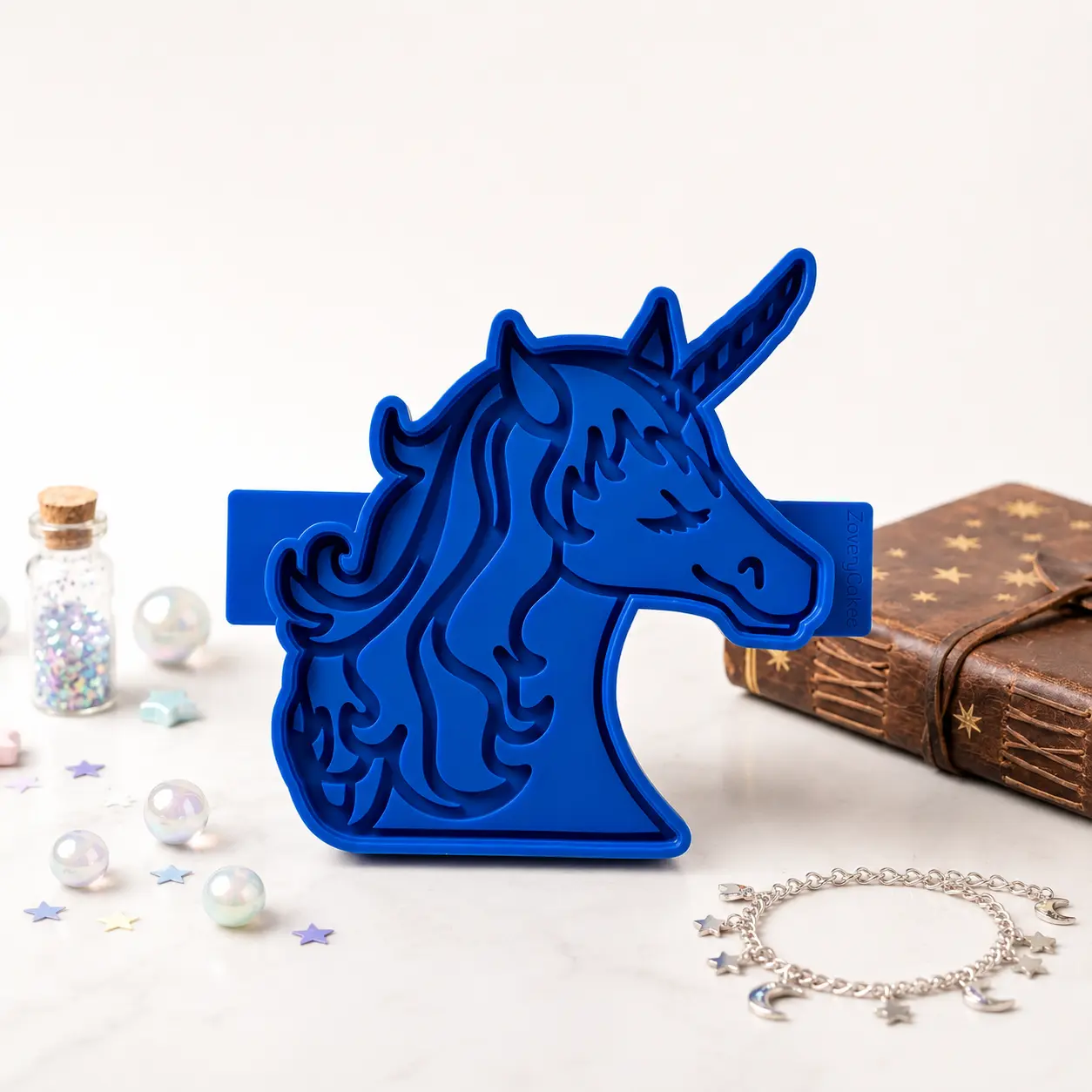 ZaveryVerse Luna the Unicorn Silicone Mold | Officially Licensed Character | BPA-Free Food Grade | Chocolate, Resin, Candles, Soap, Pancakes | Gifts for Unicorn Lovers