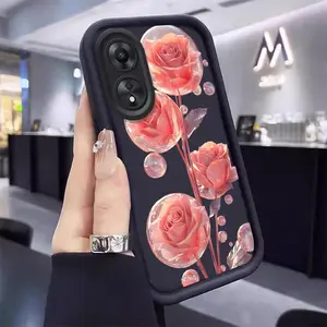 A58 5G flower phone Case For OPPOA58 5G with TPU shock proof design perfect for popular