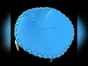 Custom Ice Cream Series Pancake Infield Training Glove Baby Blue Blonde