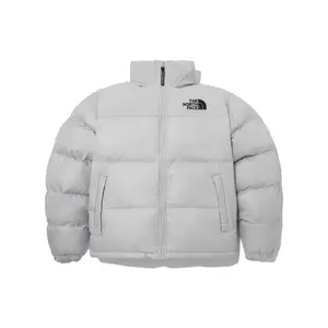 THE NORTH FACE M'S Nuptse On Ball Jacket Light Gray Unisex Korea Version