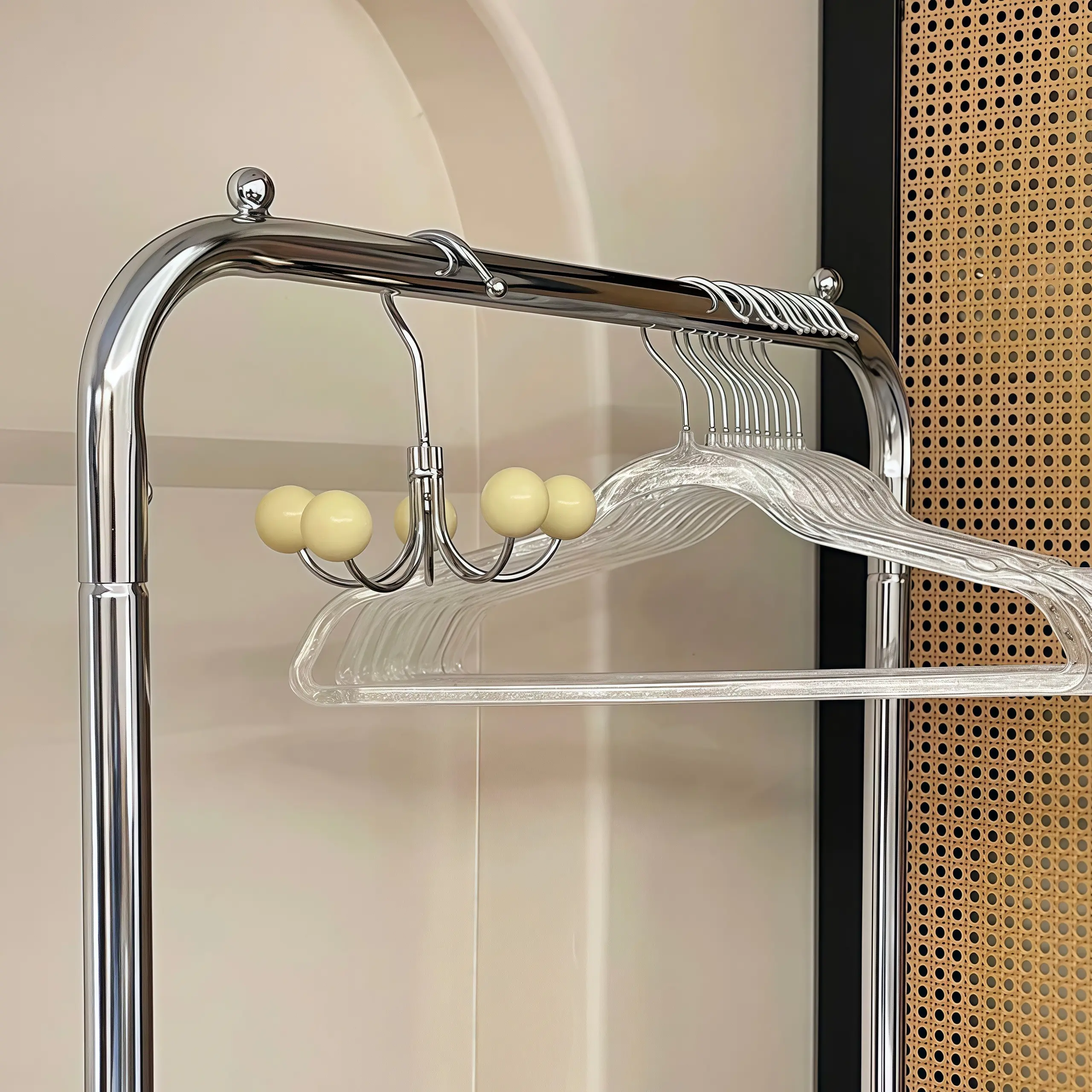 ORAND Sphere Rotating Closet Organizer, hang purses, bags, scarves, hats, ties, belts, hoodies, jeans, 360° Rotating Hook, Aesthetic Accessories Organizer