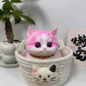 Girls' Stress Relief Cat Squeeze Toy Doll Cute and Comfortable Really Healing on the Desk