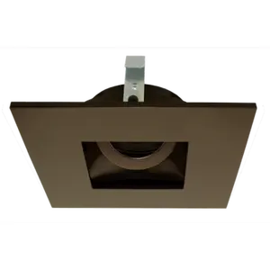 Elco Lighting Pex 4" Square Pinhole Reflector for Koto System, All Bronze, ELK4227BZ
