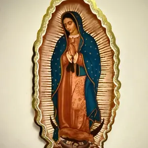 Virgen de Guadalupe Cut Out Graduation Leis Topper