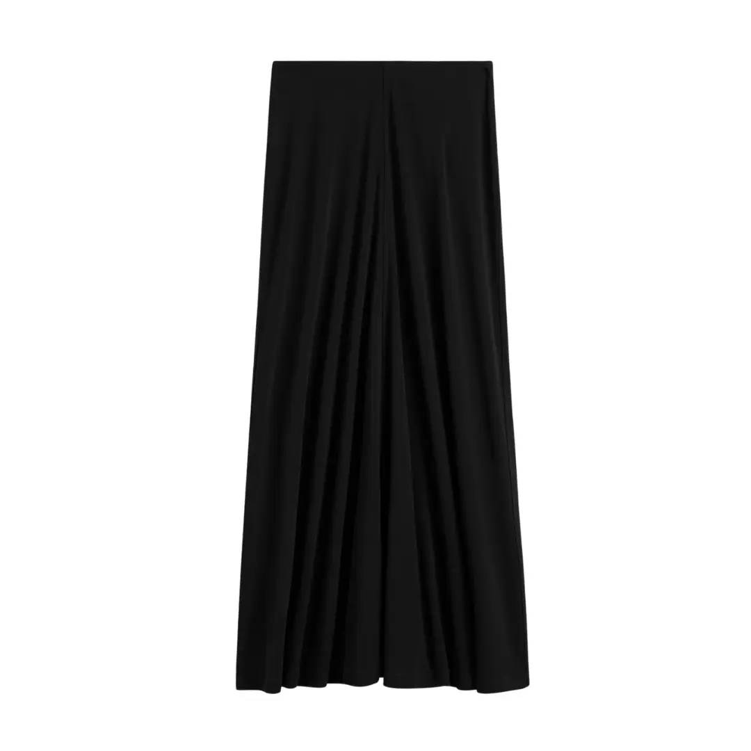 Flared Jersey Skirt