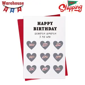 Funny Birthday Card for Boyfriend - Husband Scratch off Birthday Card