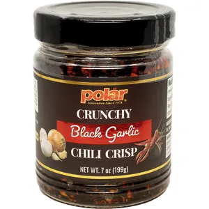 Polar Crunchy Black Garlic Chili Crisp 7oz - Multiple Pack Sizes