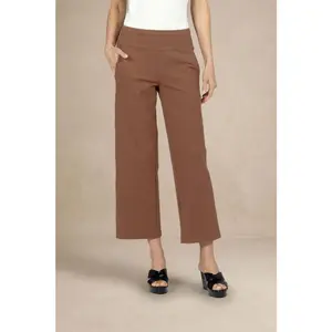 TRAVELER ANKLE PANT: DARK KHAKI