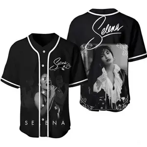Retro Selena Quintanilla Baseball Jersey – Vintage Latin Music Fan Jersey Shirt