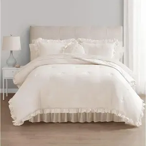 Mainstays All in One Reversible Comforter and Sheet set- 11 Piece